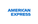 Amex icon with white background universal to display at bottom of the page