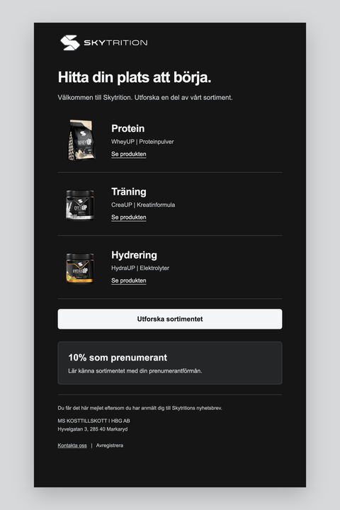 Guided Choice — complete original Skytrition email concept, presented without cropping.