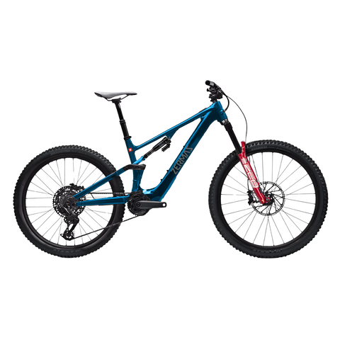 Zermaz E:volution Carbon Pro in blue, shown in profile